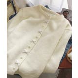 リボンニットカーディガンパールボタン無地 | Miniministore | 詳細画像26 