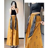スカーフ付きハイウエストワイドパンツ春夏 | Miniministore | 詳細画像13