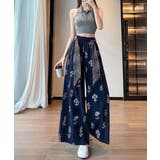 スカーフ付きハイウエストワイドパンツ春夏 | Miniministore | 詳細画像5