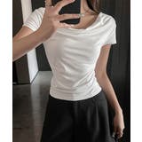 オフショルTシャツ 胸元ドレープトップス | Miniministore | 詳細画像27