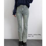 セミフレアデニムパンツ ヴィンテージ風 | Miniministore | 詳細画像18 