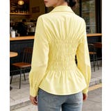 ストライプ柄シャーリングシャツ襟付き長袖 | Miniministore | 詳細画像17 