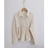 ストライプ柄シャーリングシャツ襟付き長袖 | Miniministore | 詳細画像35 