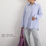 開襟カラーシャツ 長袖 レディース 無地 | Miniministore | 詳細画像13 