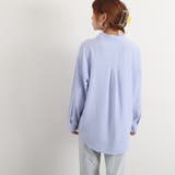 開襟カラーシャツ 長袖 レディース 無地 | Miniministore | 詳細画像15 