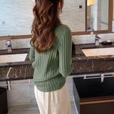 リブニットトップス プチハイネック | Miniministore | 詳細画像16