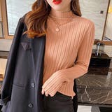 リブニットトップス プチハイネック | Miniministore | 詳細画像19