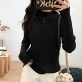 リブニットトップス プチハイネック | Miniministore | 詳細画像5