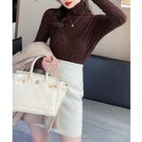 ハイネックニットトップス レディース秋冬 | Miniministore | 詳細画像13 