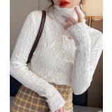 ハイネックニットトップス レディース秋冬 | Miniministore | 詳細画像6 