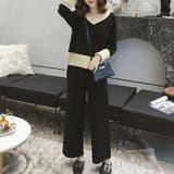 バイカラーニットセットアップ レディース | Miniministore | 詳細画像10