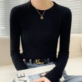 リブニットトップス 長袖リブカットソー | Miniministore | 詳細画像11