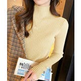 ボトルネックリブニットトップスレディース | Miniministore | 詳細画像11 