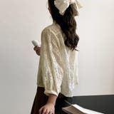 花柄刺しゅうレース ブラウス レディース | Miniministore | 詳細画像10