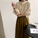 花柄刺しゅうレース ブラウス レディース | Miniministore | 詳細画像13