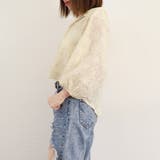 花柄刺しゅうレース ブラウス レディース | Miniministore | 詳細画像15
