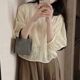 花柄刺しゅうレース ブラウス レディース | Miniministore | 詳細画像2