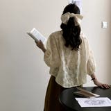 花柄刺しゅうレース ブラウス レディース | Miniministore | 詳細画像9