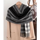 チェック柄マフラーレディース大判ストール | Miniministore | 詳細画像10 