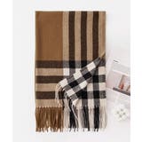 チェック柄マフラーレディース大判ストール | Miniministore | 詳細画像24 