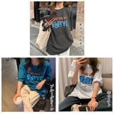 ロゴTシャツ レディース半袖ゆるtシャツ | Miniministore | 詳細画像2 