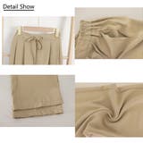 ストレートパンツ 美脚 セミワイドパンツ オフィスカジュアル | Miniministore | 詳細画像4 