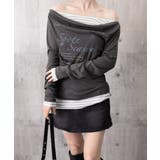 ドレープネックトップスレイヤード風ロゴT | Miniministore | 詳細画像20