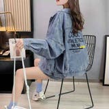 デニムジャケット レディース バックロゴ | Miniministore | 詳細画像11