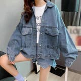 デニムジャケット レディース バックロゴ | Miniministore | 詳細画像12
