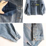 デニムジャケット レディース バックロゴ | Miniministore | 詳細画像4