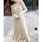 ニットワンピース マーメイドフリルワンピ | Miniministore | 詳細画像1 