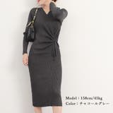 カシュクール リブニットワンピース 秋冬 | Miniministore | 詳細画像14 