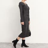 カシュクール リブニットワンピース 秋冬 | Miniministore | 詳細画像15 