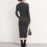 カシュクール リブニットワンピース 秋冬 | Miniministore | 詳細画像16 