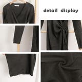 カシュクール リブニットワンピース 秋冬 | Miniministore | 詳細画像4 