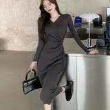 カシュクール リブニットワンピース 秋冬 | Miniministore | 詳細画像5 