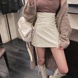 ハイウエスト レザースカートレースアップ | Miniministore | 詳細画像9