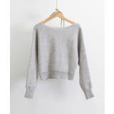 オフショルダーニットトップス春秋きれいめ | Miniministore | 詳細画像15