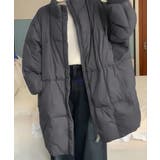 スタンドカラー中綿ダウンコート ゆったり | Miniministore | 詳細画像3 