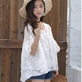 ホワイト | ブラウス シフォン半袖 韓国子供服 夏 | Miniministore