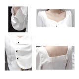 アシンメトリーデザイン シャツ ブラウス | Miniministore | 詳細画像7