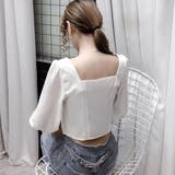 アシンメトリーデザイン シャツ ブラウス | Miniministore | 詳細画像9