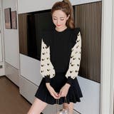 ニットトップス 異素材 レディース 秋冬 | Miniministore | 詳細画像9