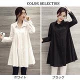 ロング丈シャツ シャツブラウス 長袖 | Miniministore | 詳細画像2