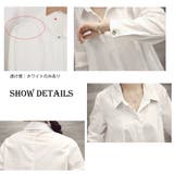 ロング丈シャツ シャツブラウス 長袖 | Miniministore | 詳細画像3