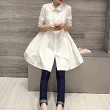 ロング丈シャツ シャツブラウス 長袖 | Miniministore | 詳細画像8