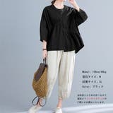 アシンメトリートップス ブラウス 春夏 | Miniministore | 詳細画像4