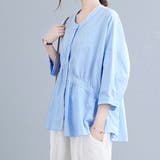 アシンメトリートップス ブラウス 春夏 | Miniministore | 詳細画像5