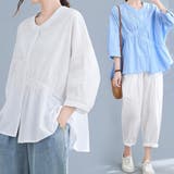 アシンメトリートップス ブラウス 春夏 | Miniministore | 詳細画像7