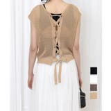 透かし編みトップス サマーニット 重ね着 | Miniministore | 詳細画像1 